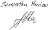 Marian Serwatka - podpis